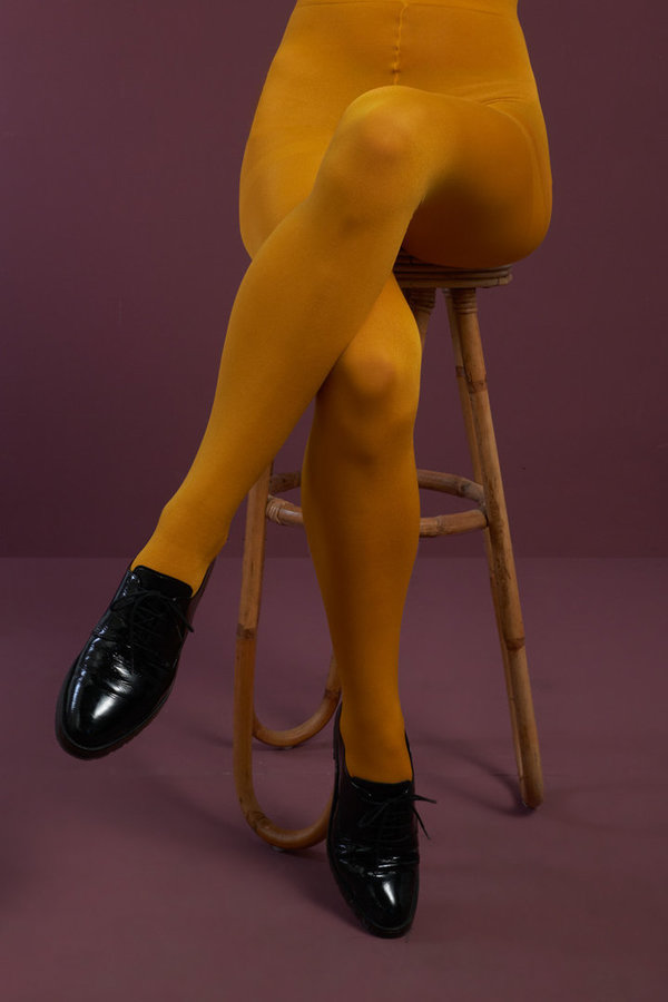 Tights Solid Honey Yellow King Louie