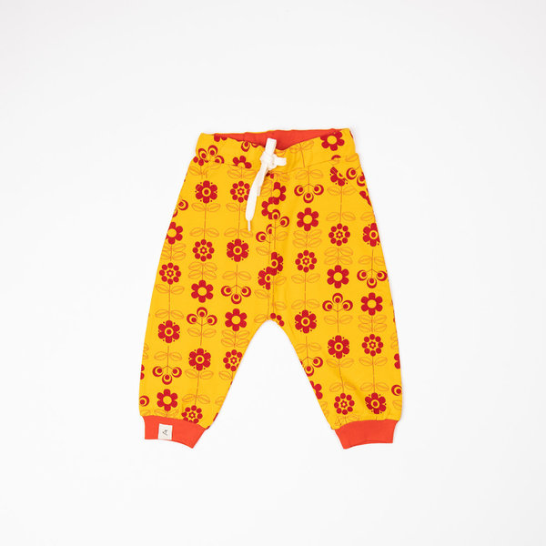 Lucca Baby Pants Old Gold Fairy Tail Flowers - KIDS