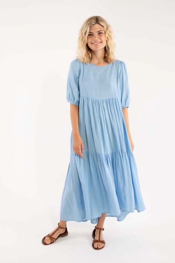 Juli Cloth Dress Pastel Blue